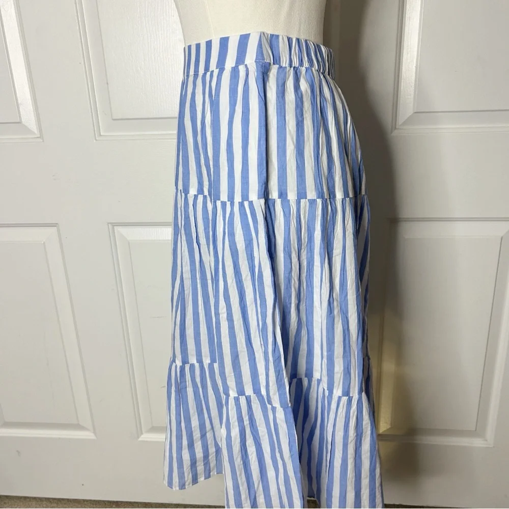 NWT J.Crew Tiered midi skirt (Size small) - Picture 4 of 8